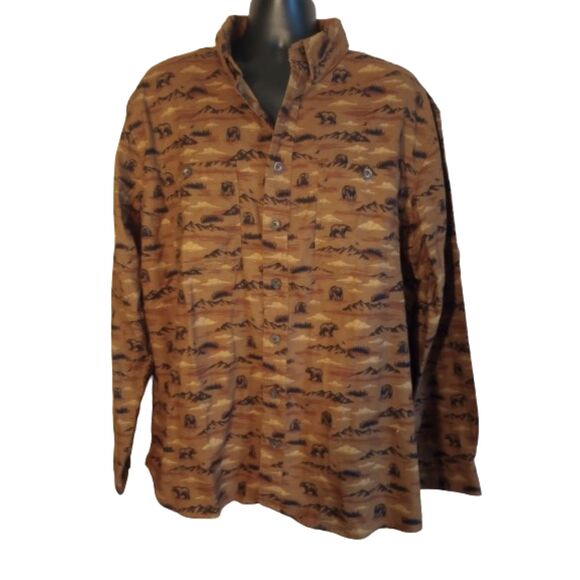 Duluth Untucked Men's XL Tall Relaxed Fit Button Down Top - Picture 1 of 6